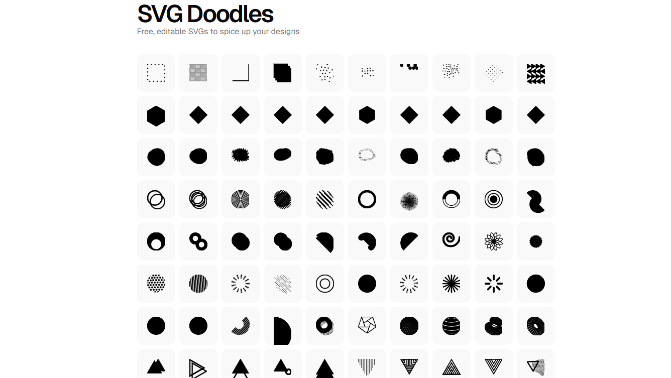 SVG Doodles Website