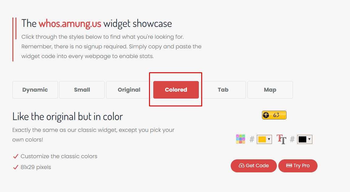 Custom কালারের Image