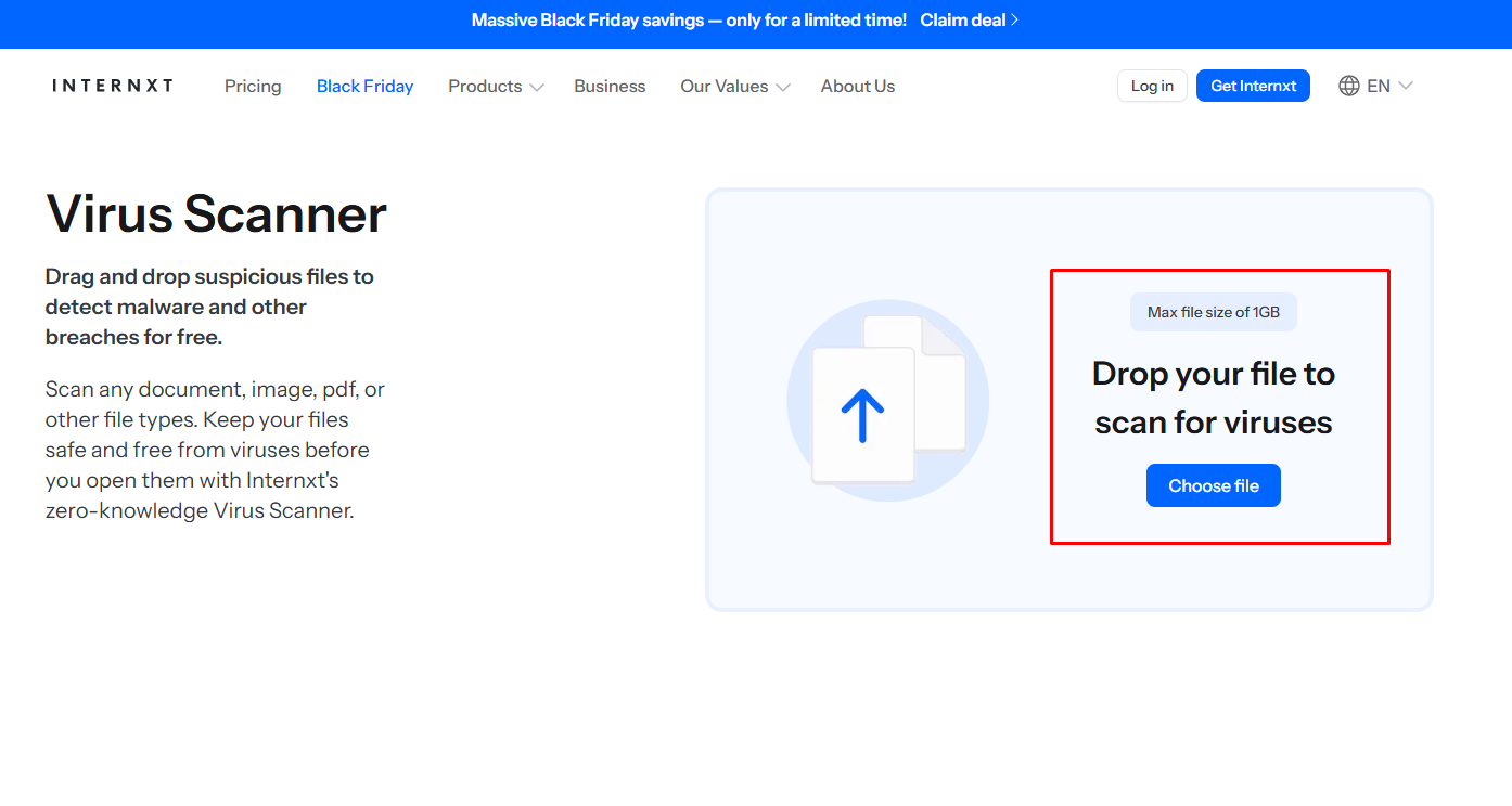 File-টি Drag করে Upload