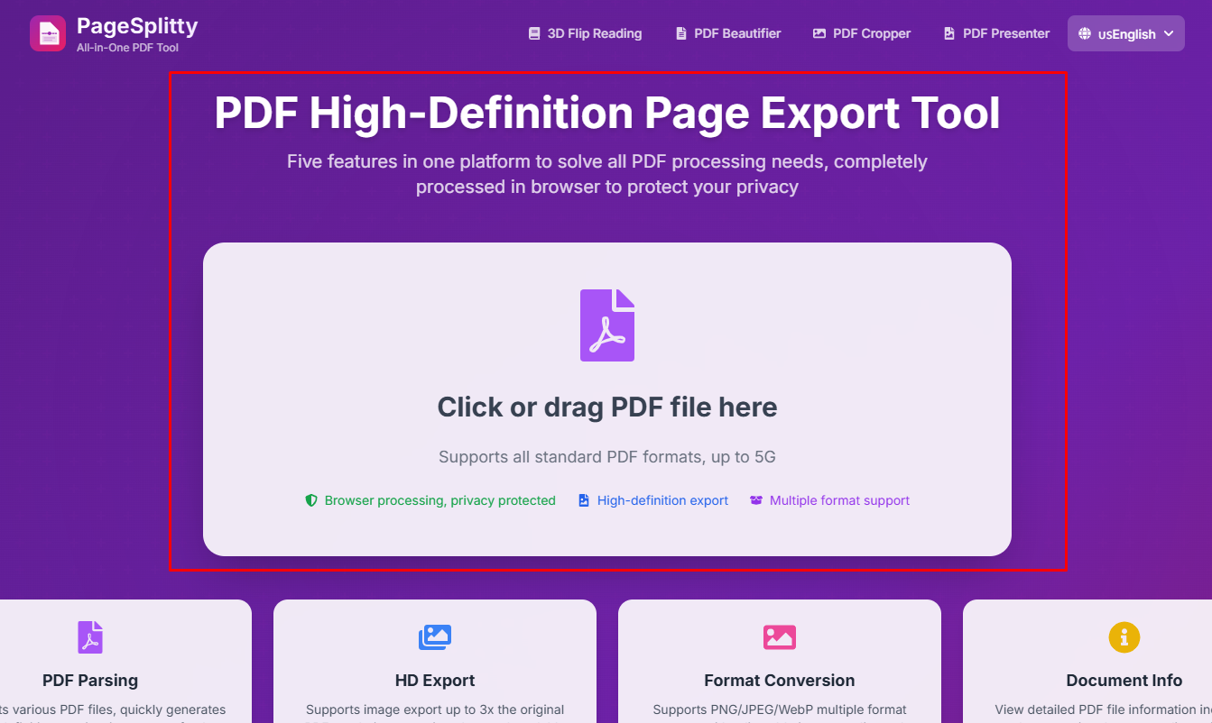 PDF Page Export Tool