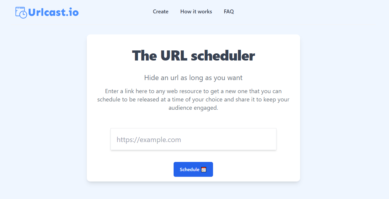 URLcast.io URL Shortener Service