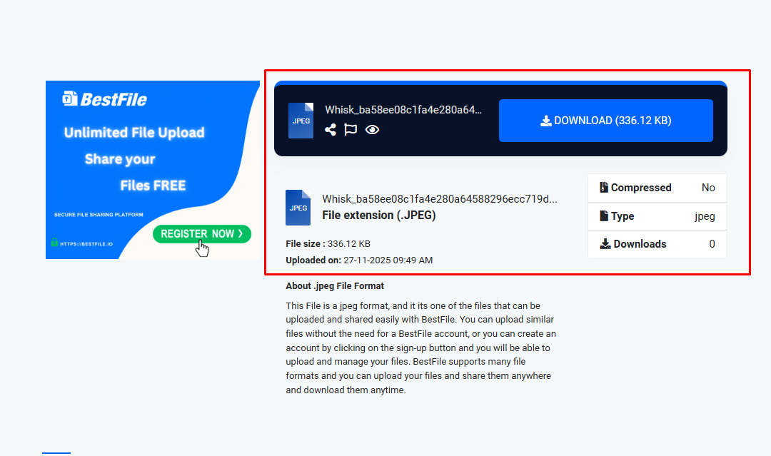 BestFile Download Link Open