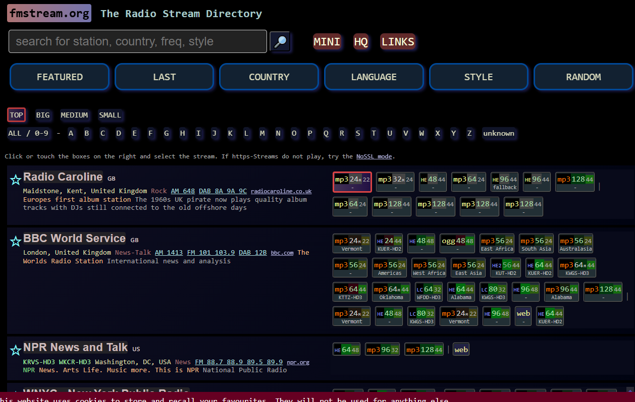 popular radio channel