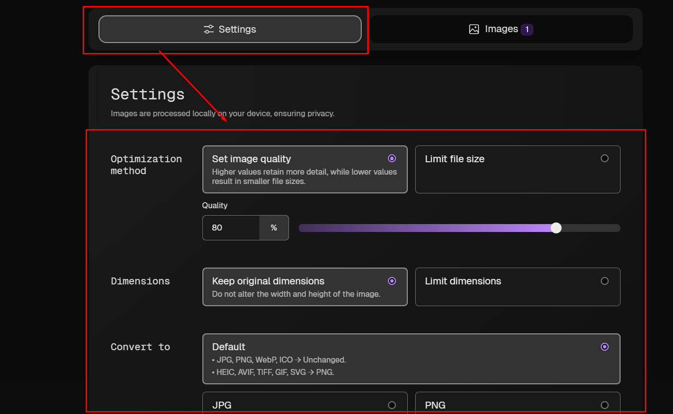 Customize Your Settings