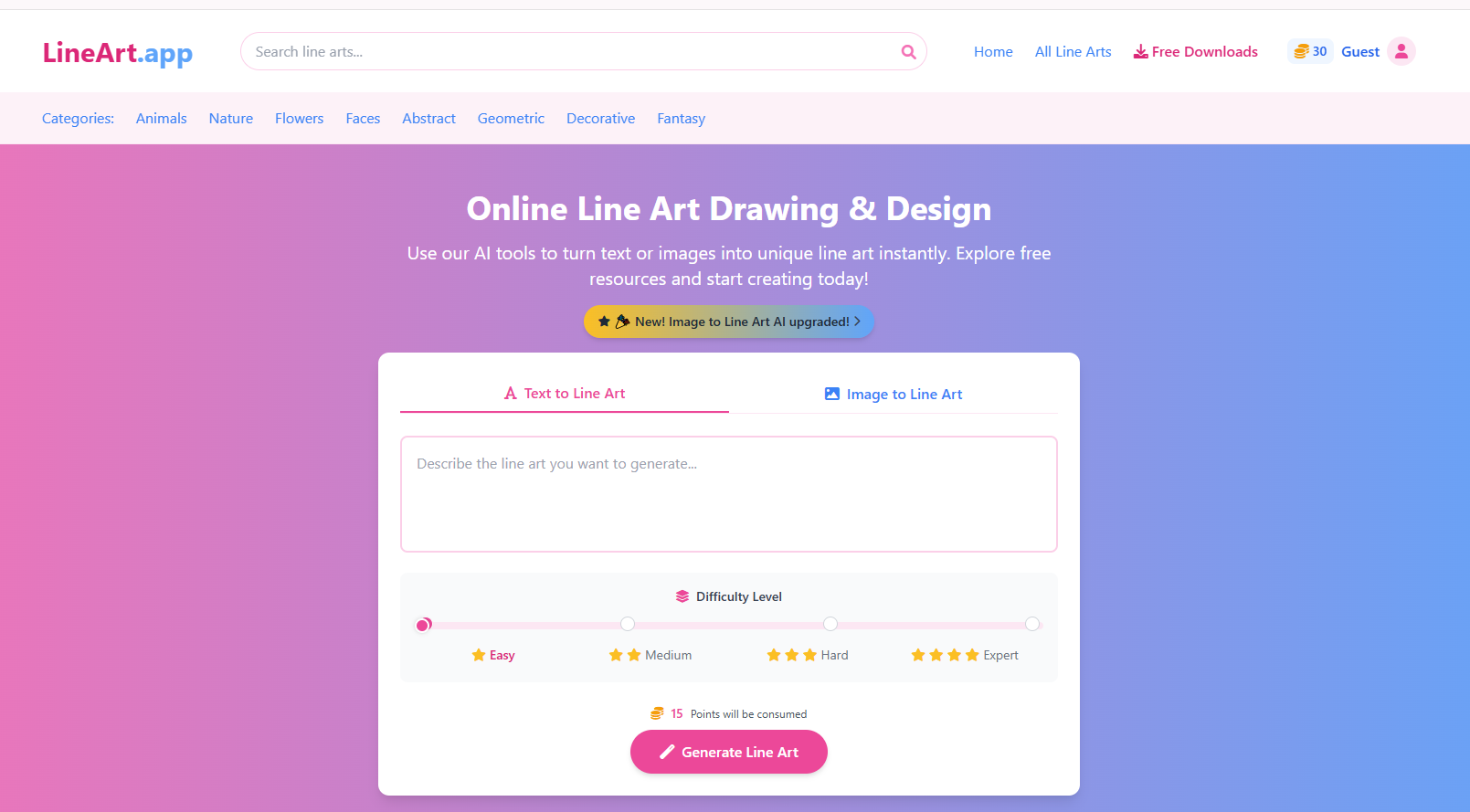 LineArt.App ওয়েবসাইটে যান