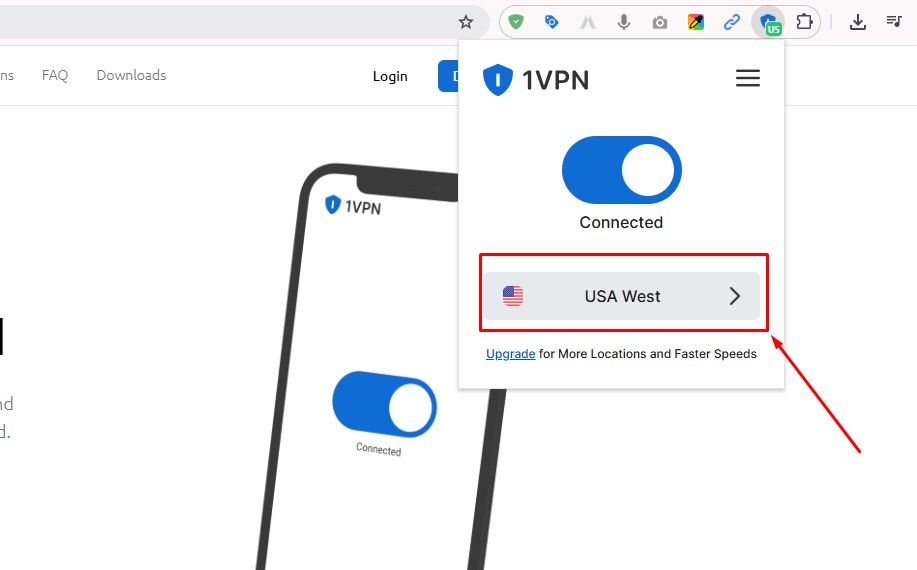 Server Select করুন