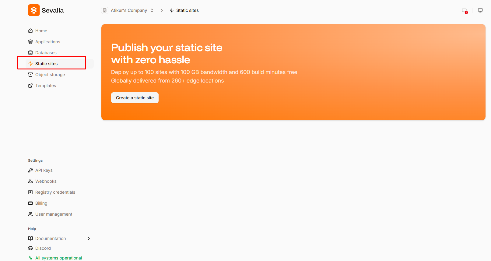 Static Website Manage