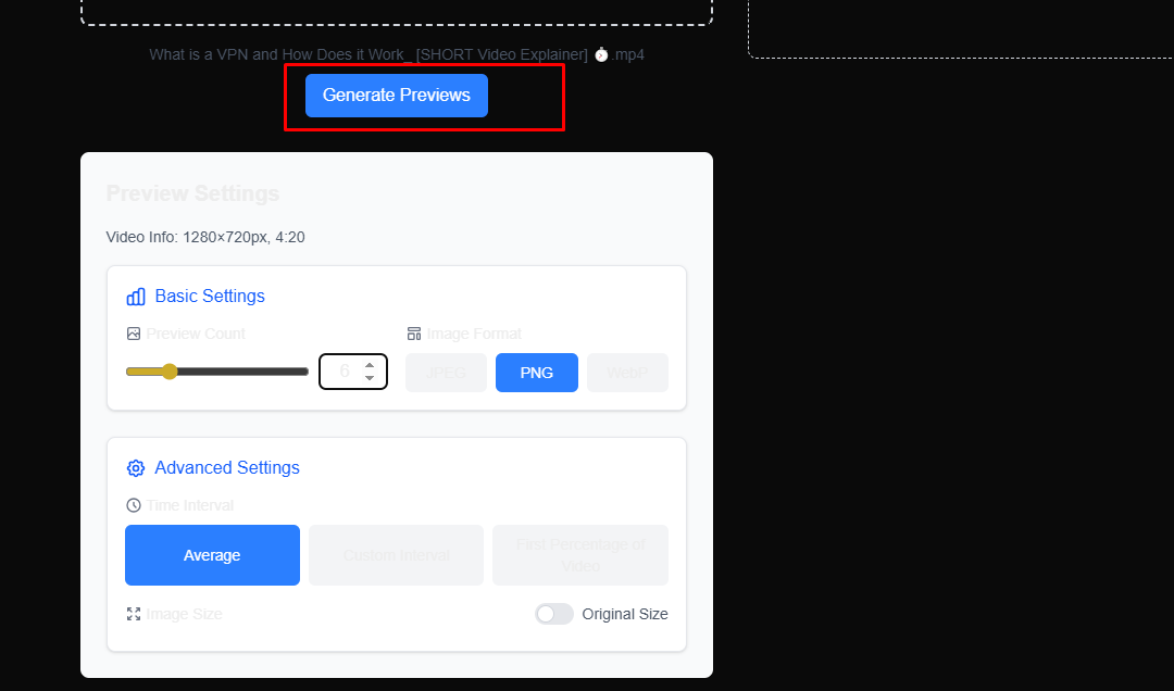 Generate Preview Images