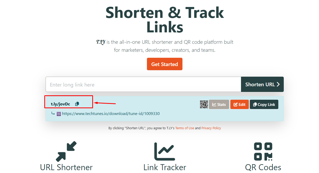 Short URL তৈরি