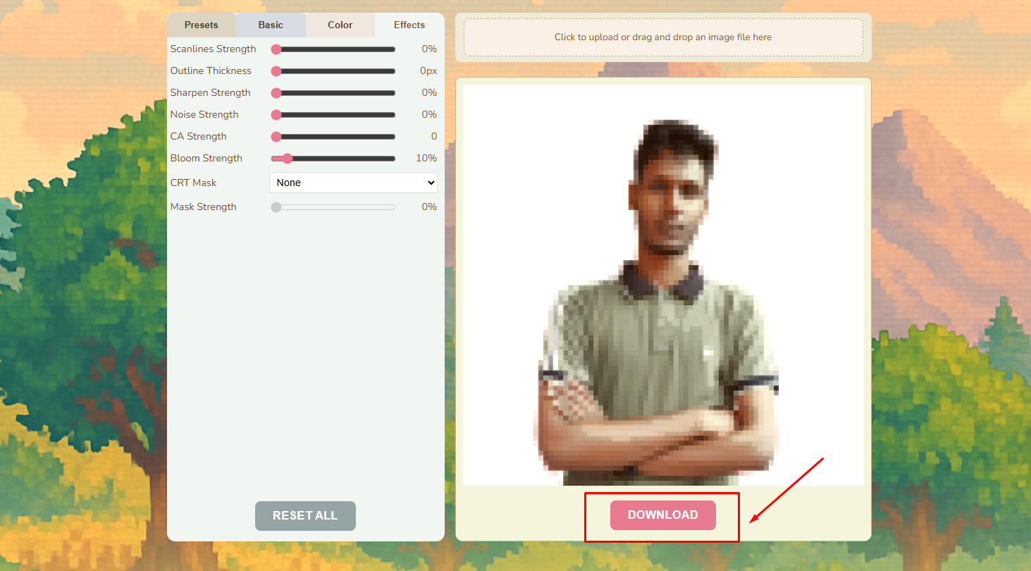 Download অপশনে ক্লিক