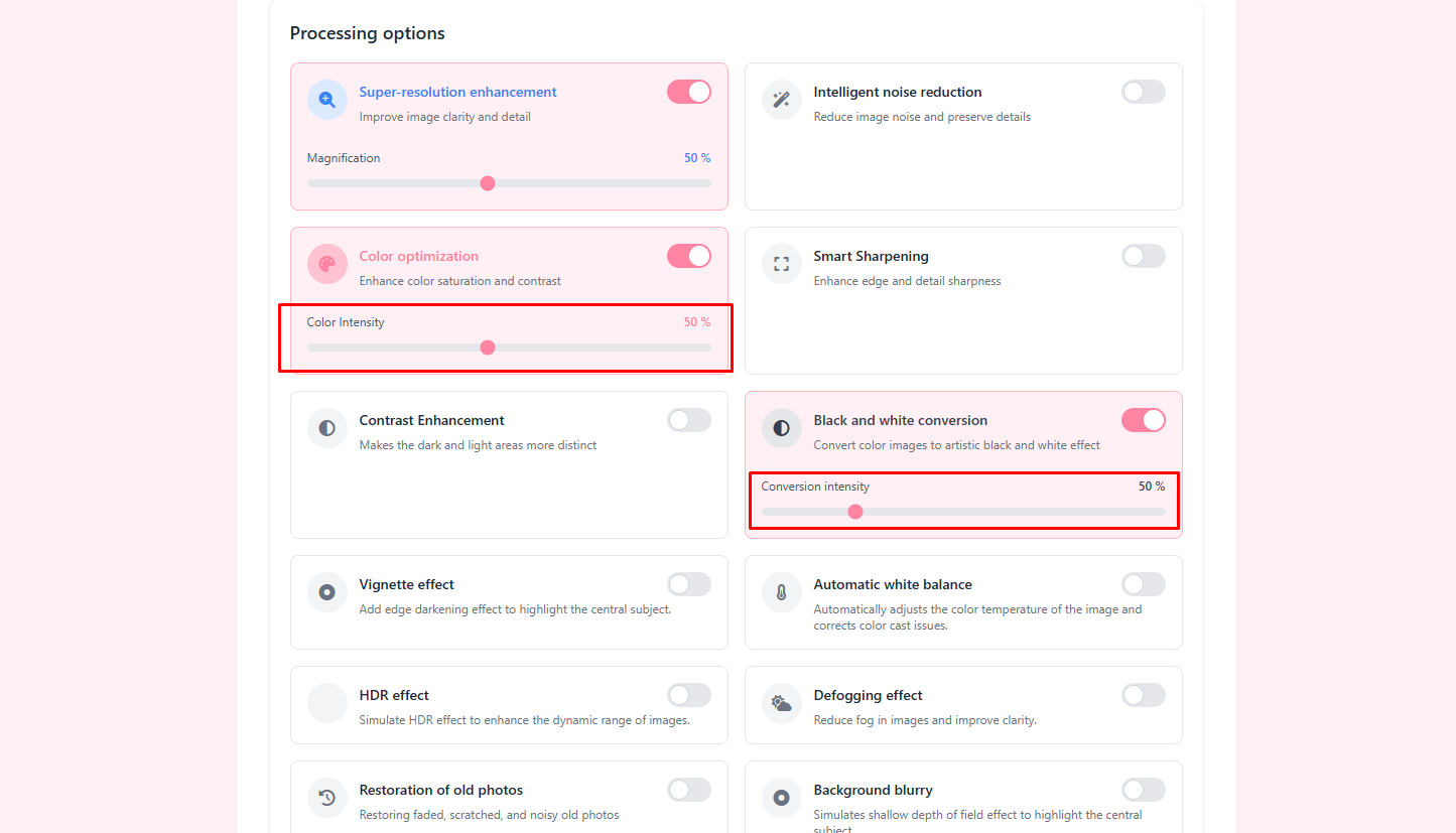 একাধিক Feature একসাথে ব্যবহার