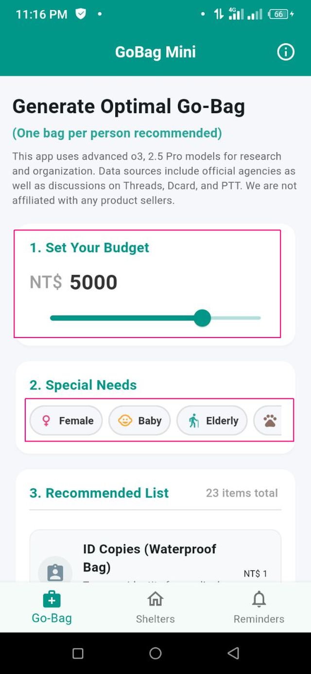 Multiple option select
