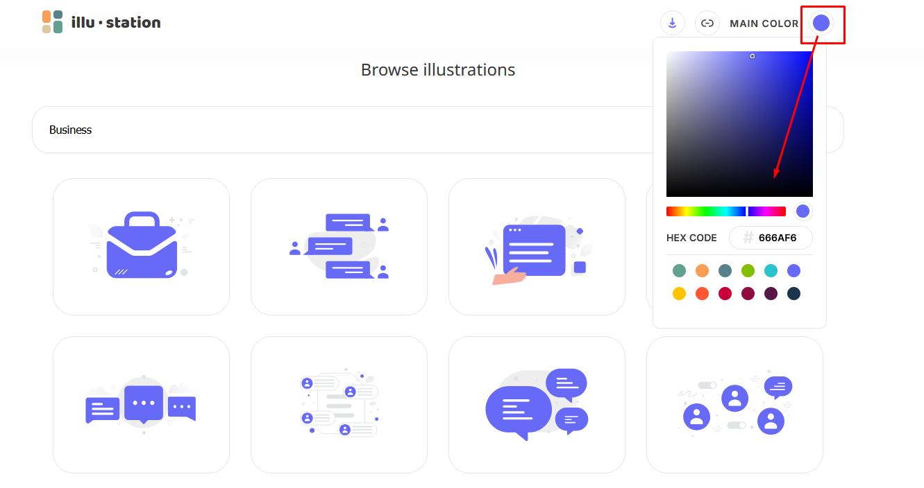 Illustration এর Color Adjust