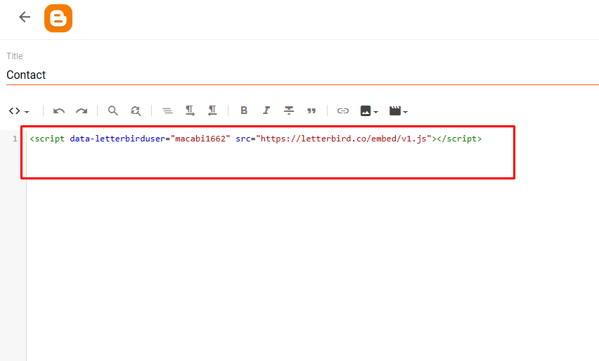 Text Editor Mode-এ Code Paste