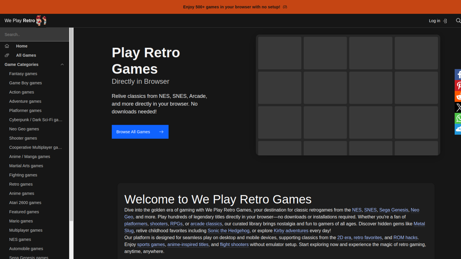 We Play Retro আসলে কী?