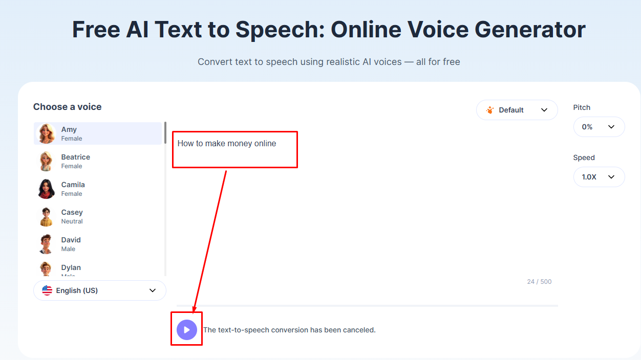 Text Voice-এ Convert হওয়া