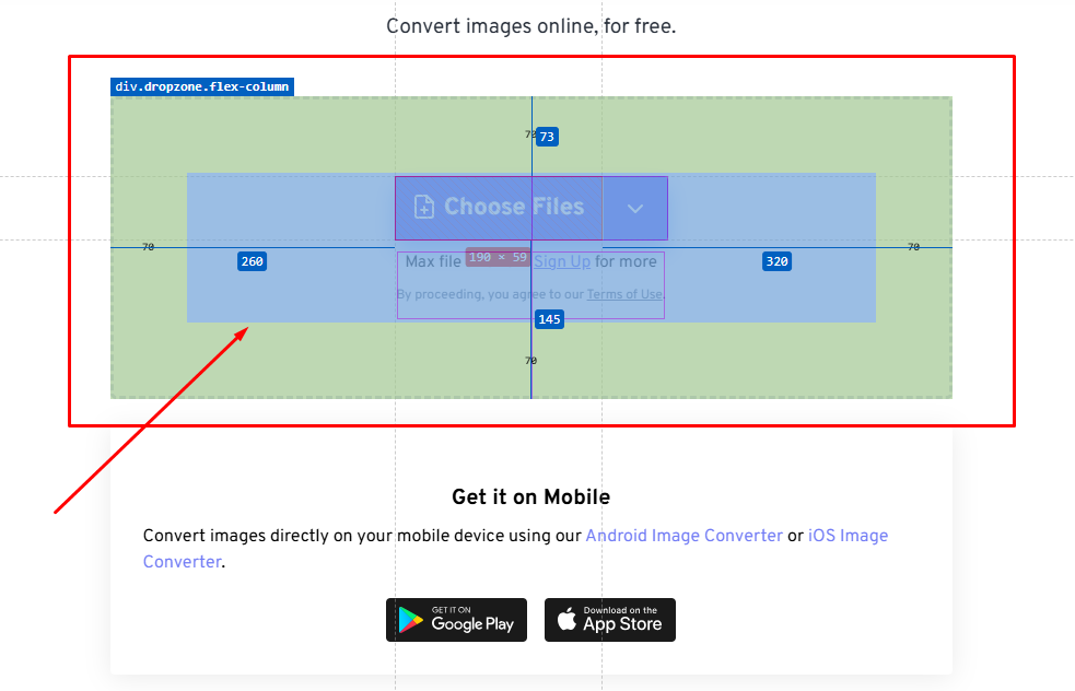 Element-গুলোর Pixel Distance