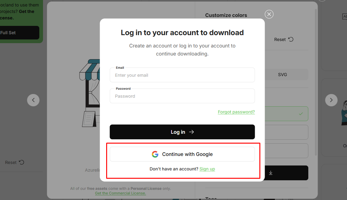 Google Account ব্যবহার করে Registration