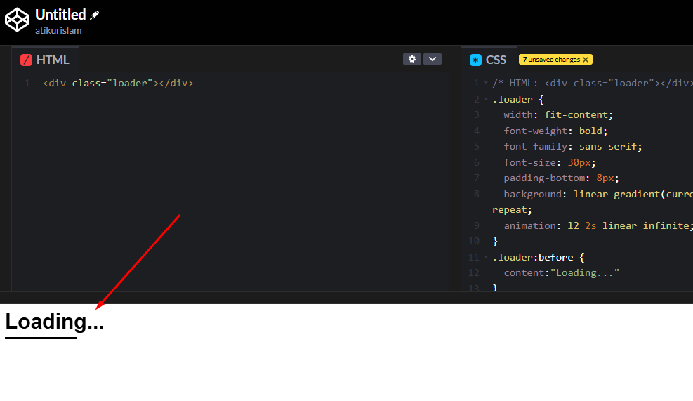 অ্যানিমেশনটি