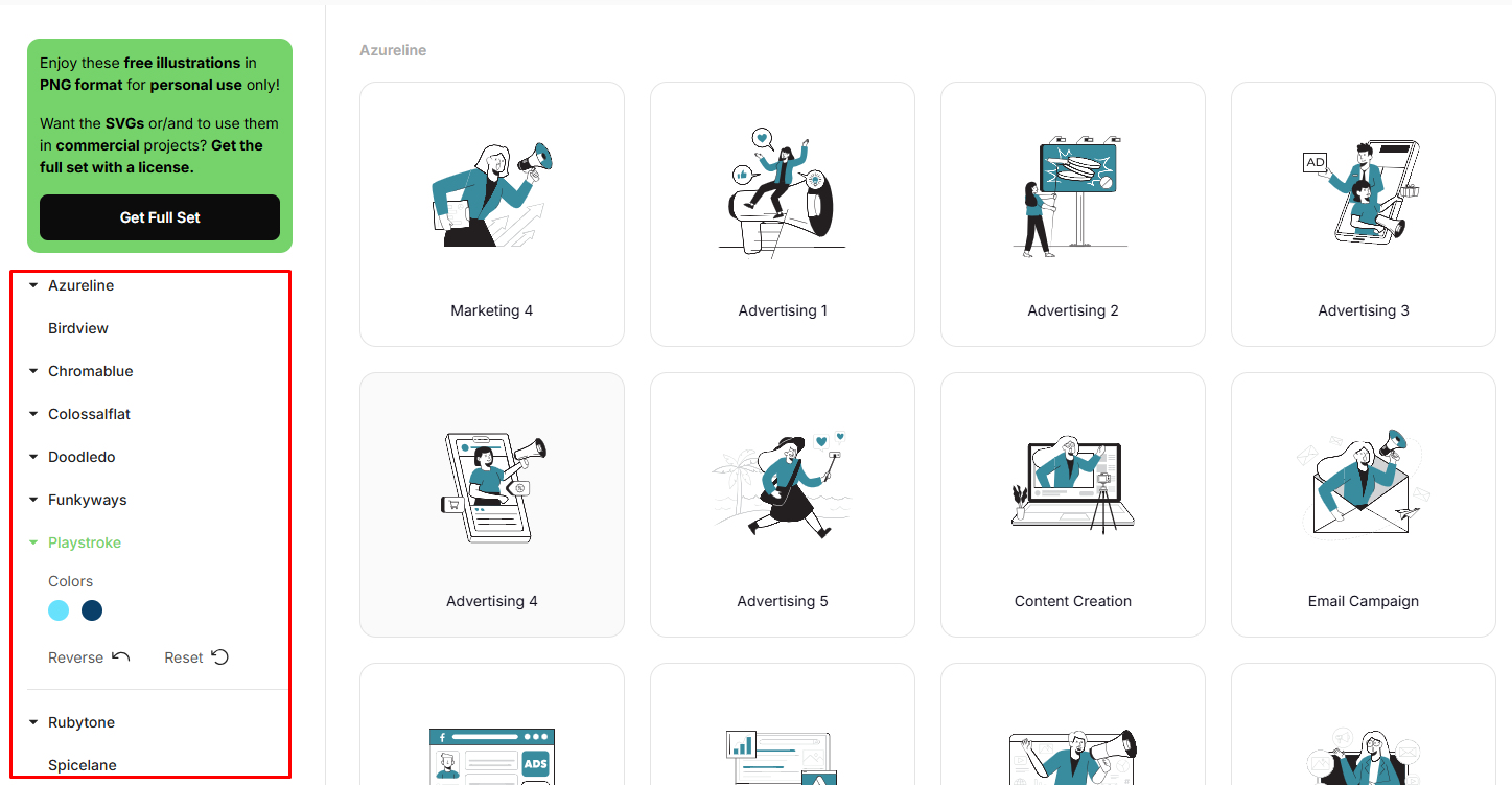 Filter Option ব্যবহার করে Illustration