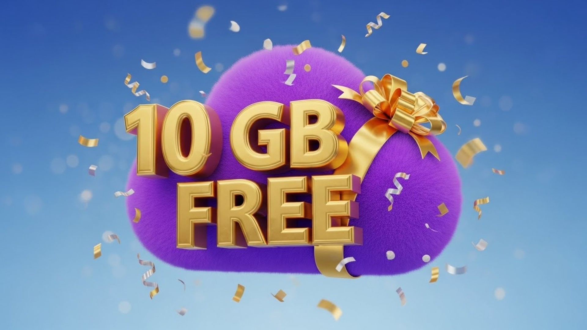 10 GB Free Storage