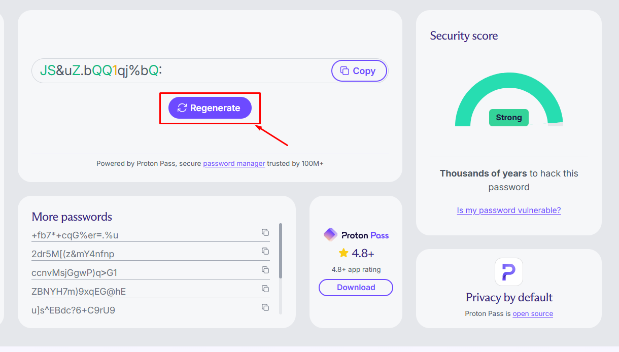 নতুন Password তৈরি করা