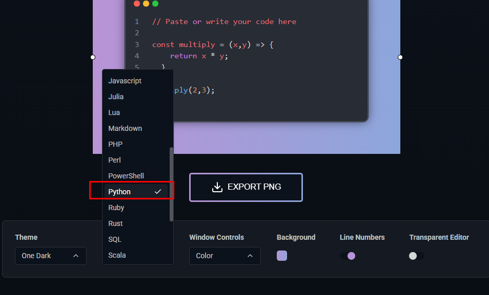 Python Select করা