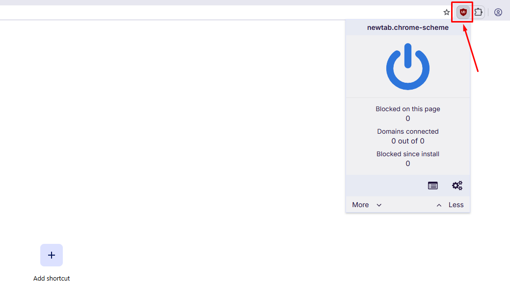 uBlock Origin Ad Blocking Feature