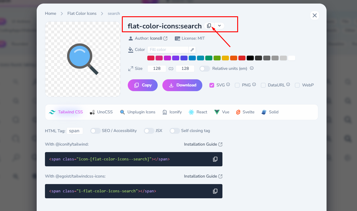 Copy Button