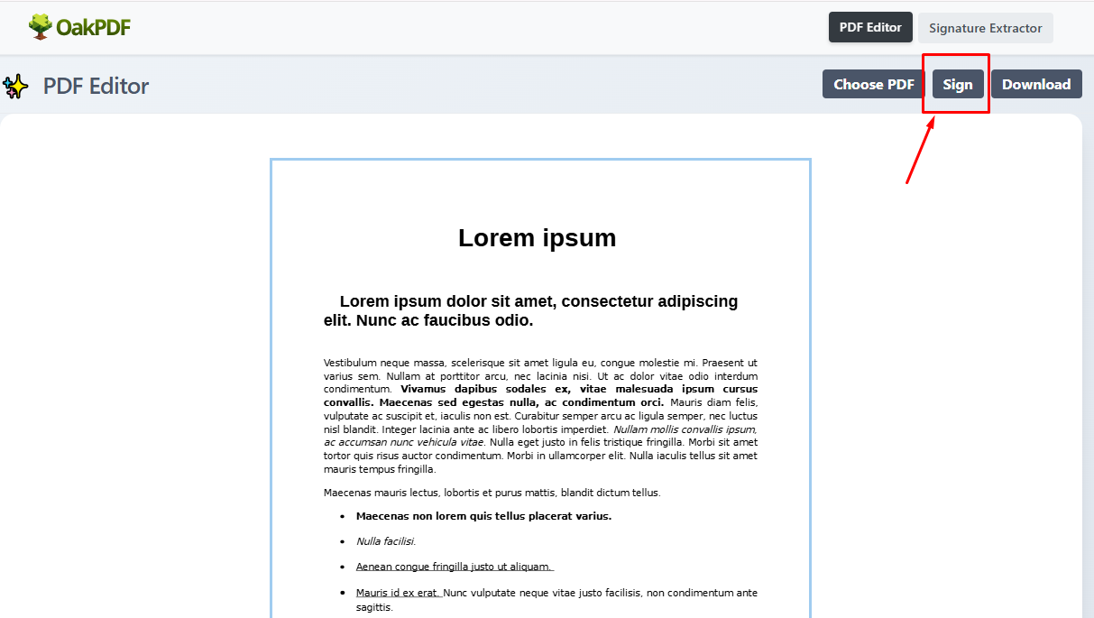 Signature Add করা