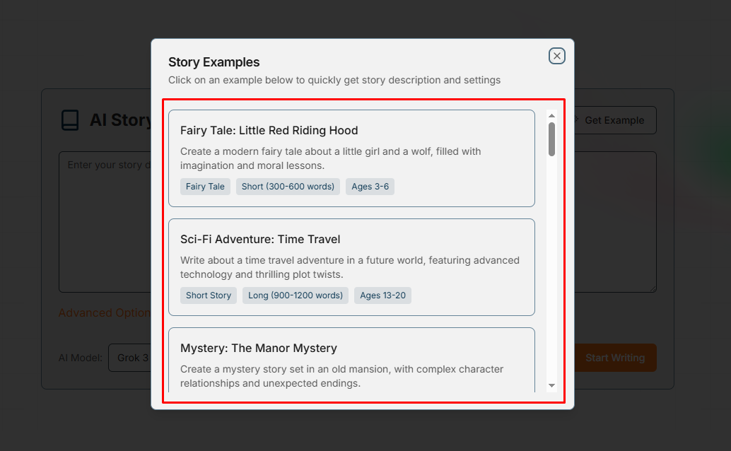 Example গুলো