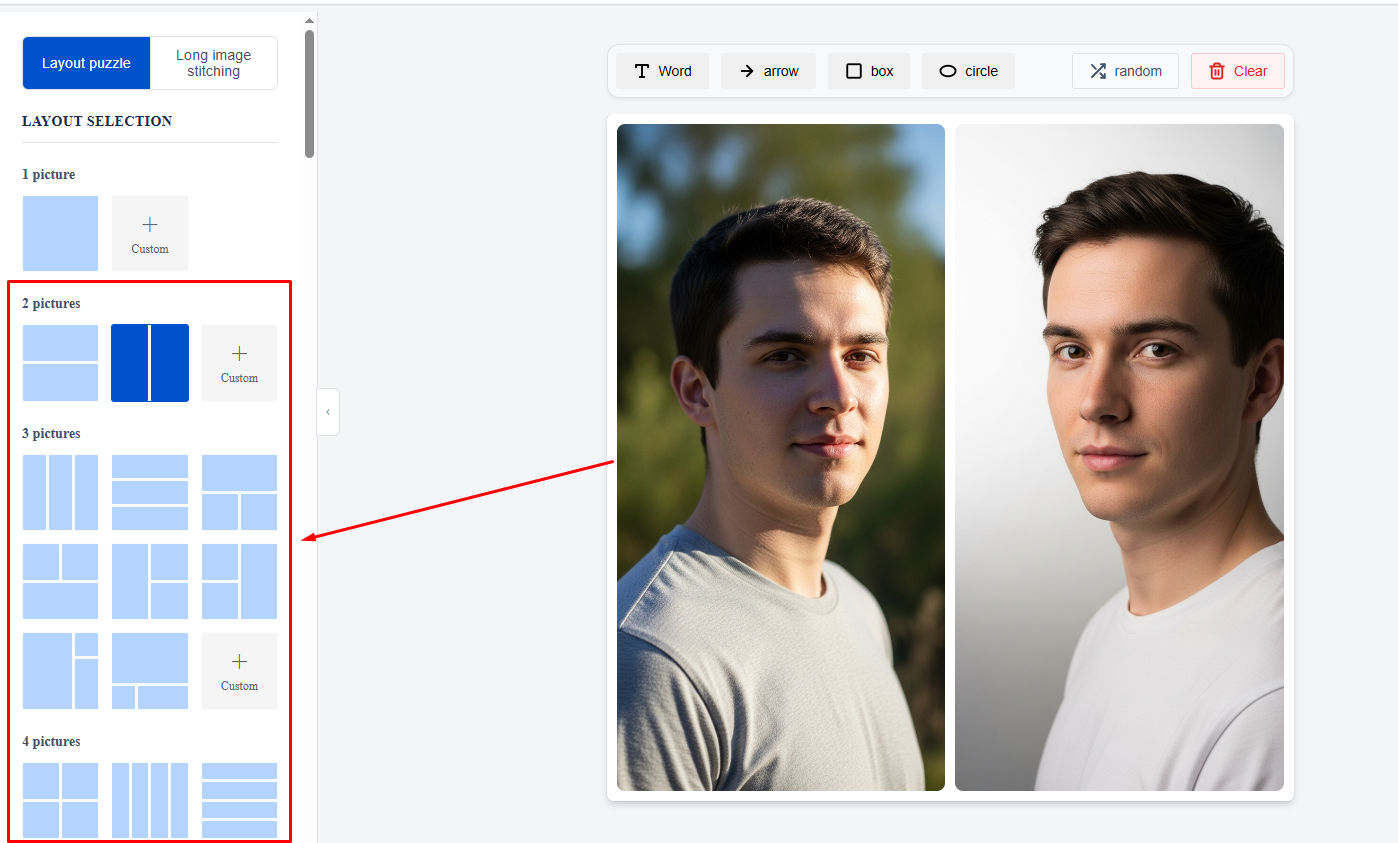 Layout পরিবর্তন করা