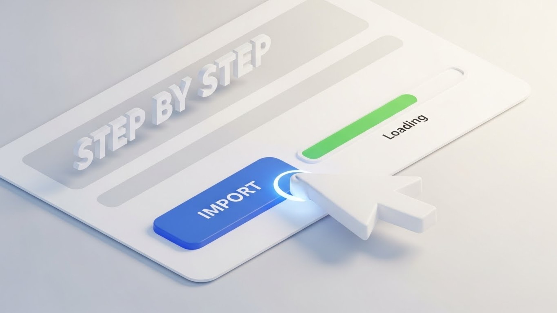 কিভাবে ডেটা ইম্পোর্ট করবেন?