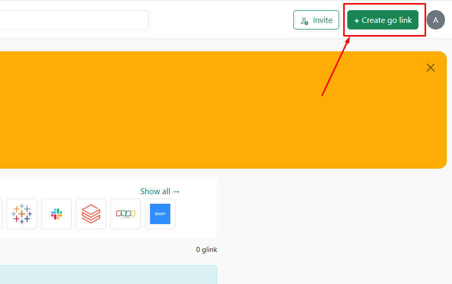 Create go link