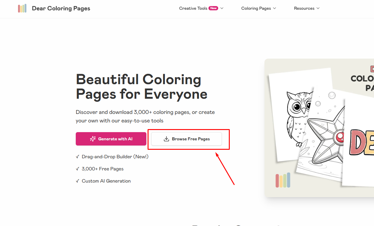 ফ্রি Coloring Page