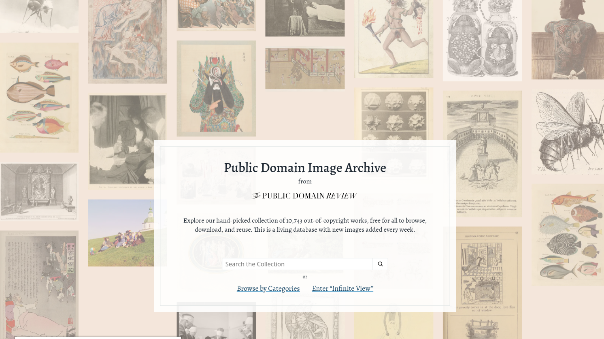 Public Domain Image Archive (PDIA)