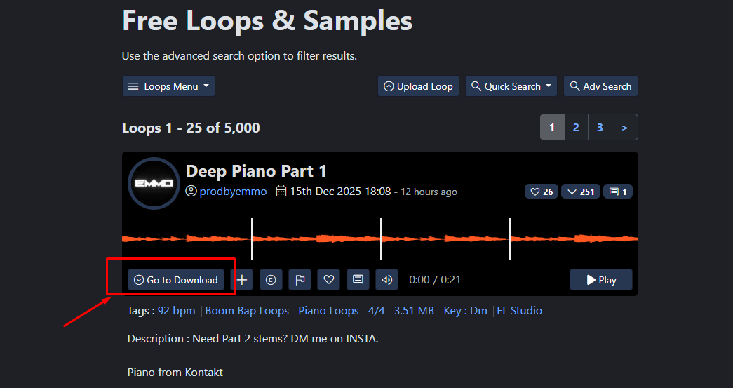 Material Download করা