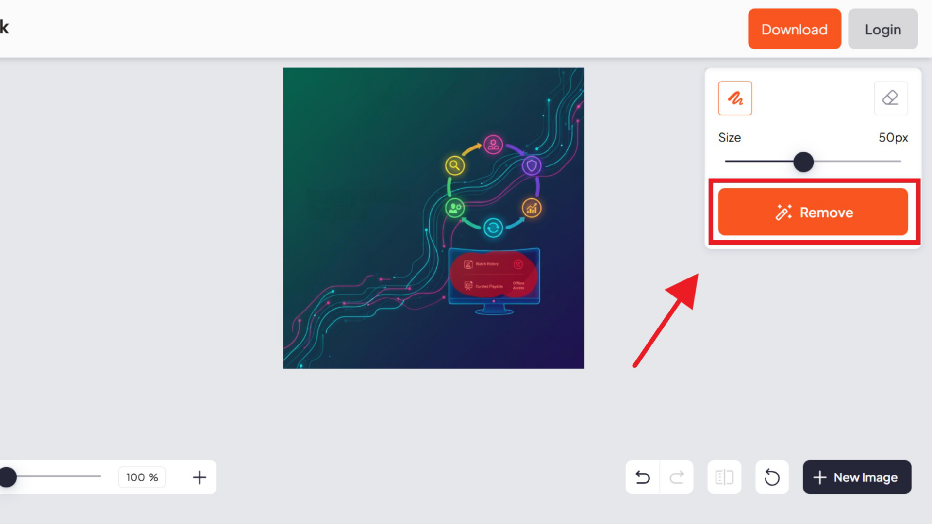 Dewatermark watermark remove manually