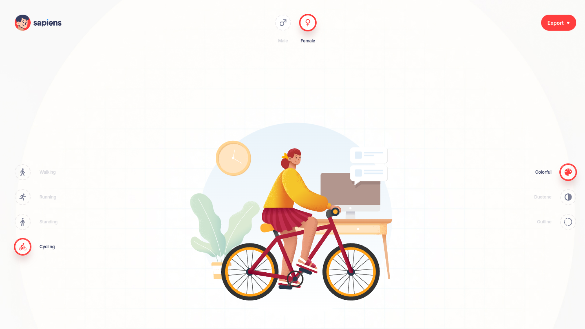 Sapiens Character Builder