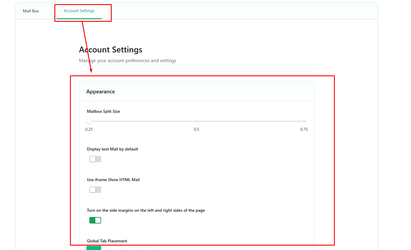 Account Setting