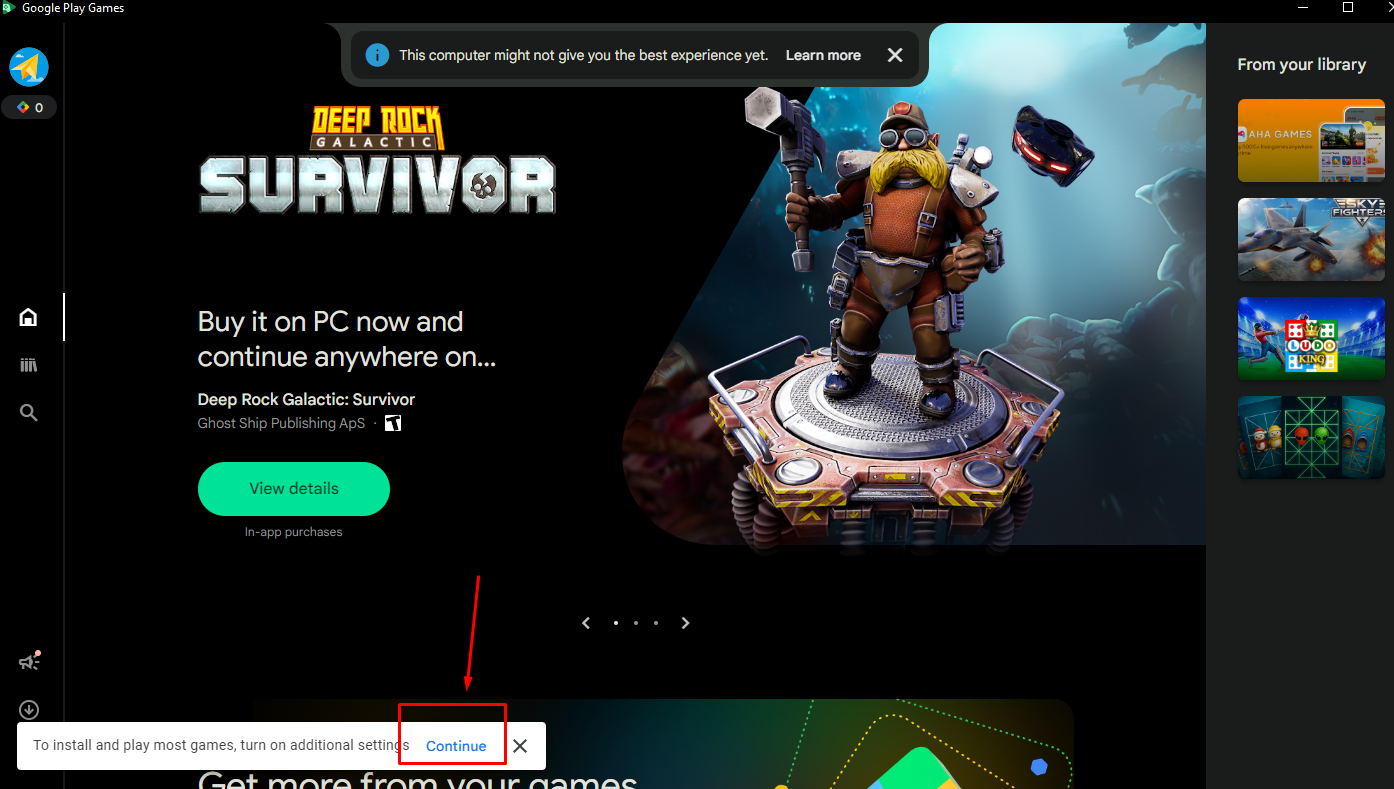 Advanced Settings Activate