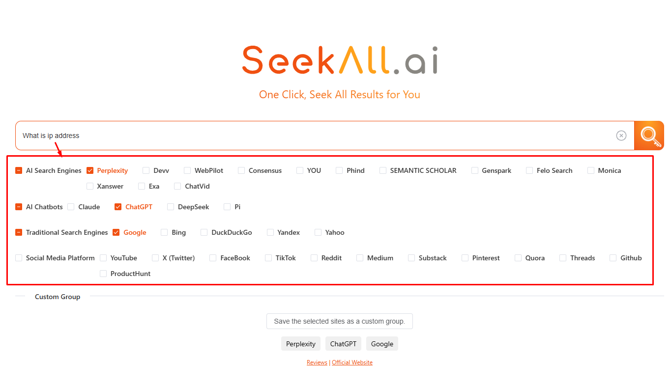Keyword টি Search