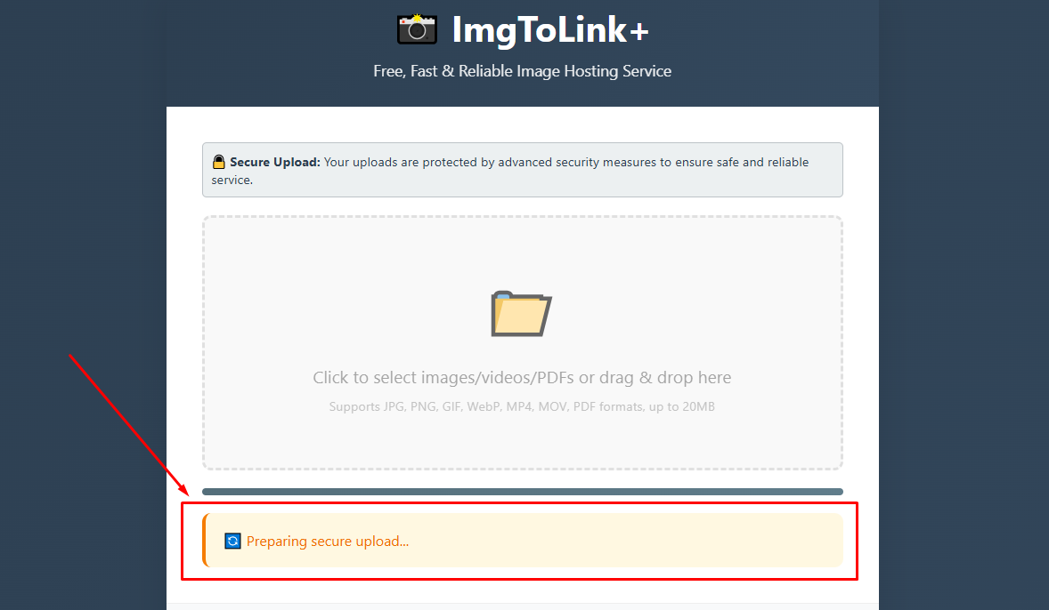 Single Upload process