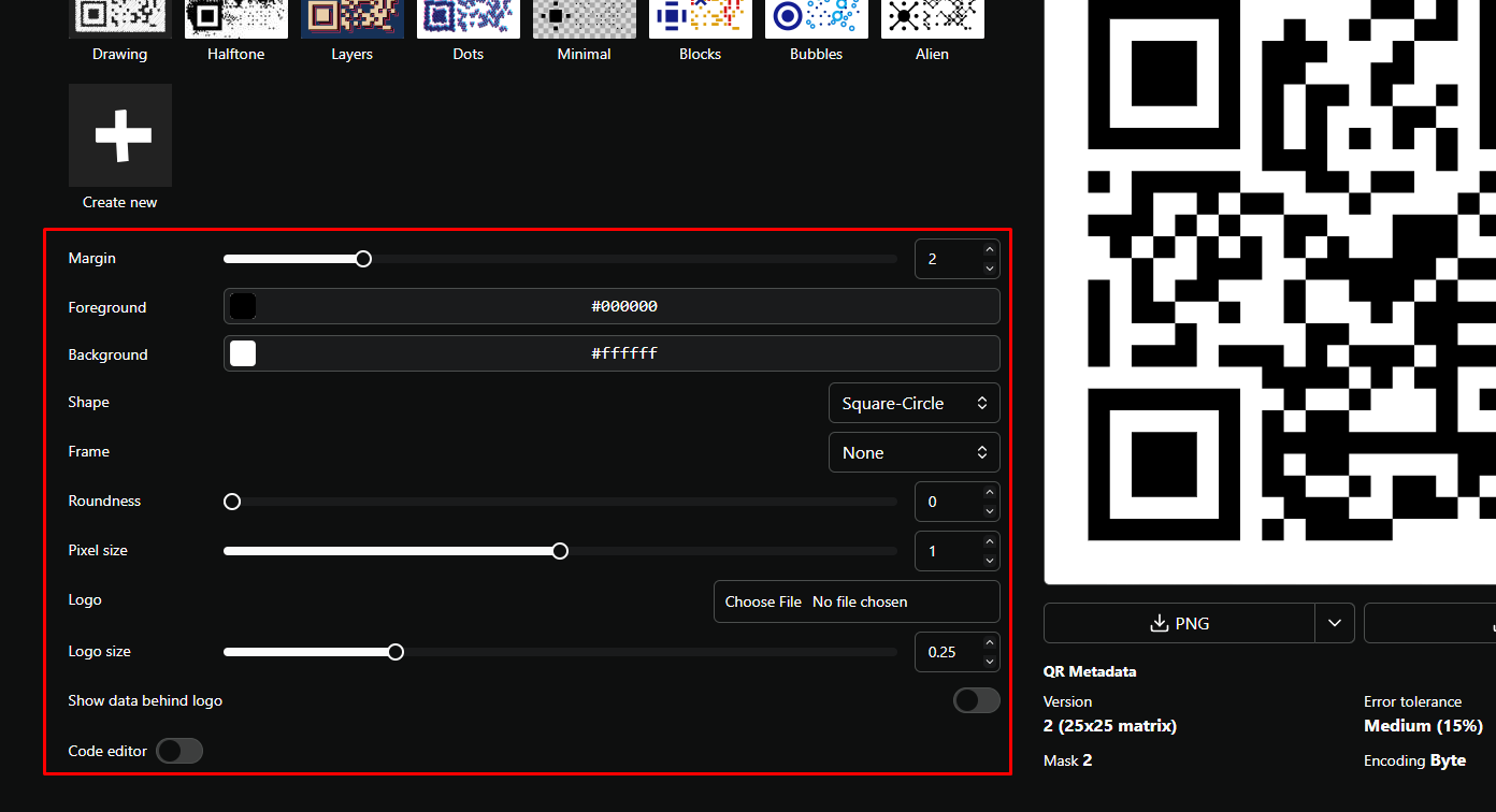 Logo Customize করার Option