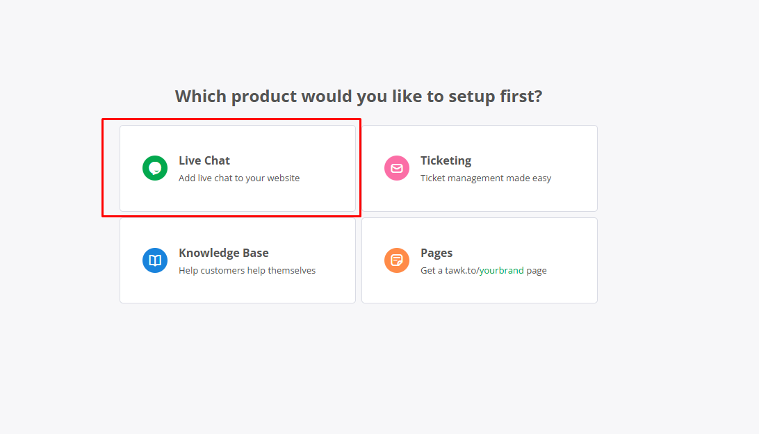 Live Chat Product Set