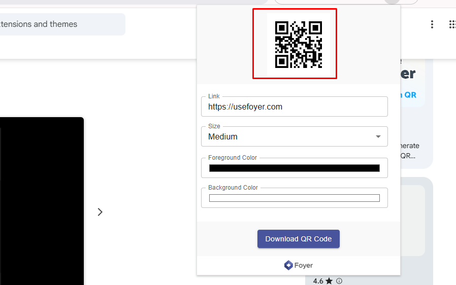 QR Code তৈরি