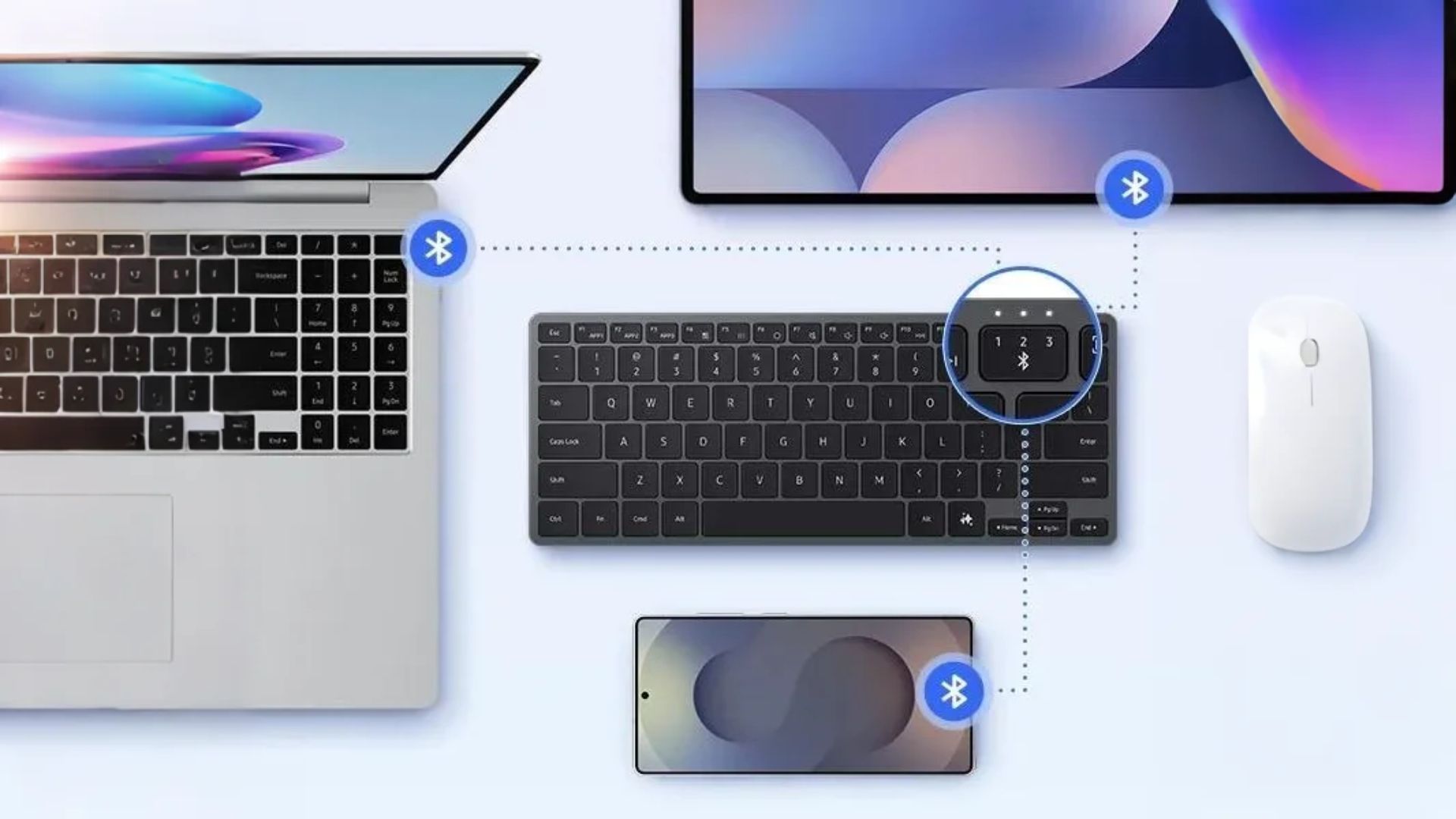 স্যামসাংয়ের নতুন Smart Keyboard! ব্লুটুথে ৩ ডিভাইস কানেক্ট, সাথে DeX এর জাদু, প্রোডাক্টিভিটির বস আর মাল্টিটাস্কিং এর নতুন অভিজ্ঞতা!