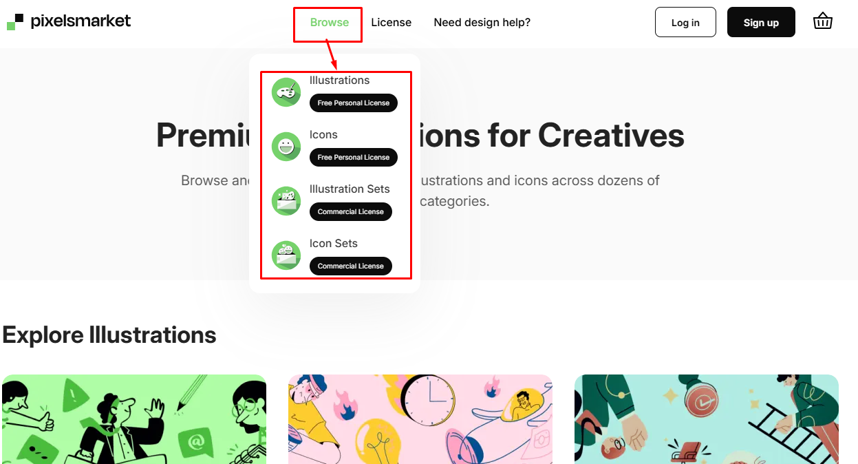 Top Bar এ Category Menu