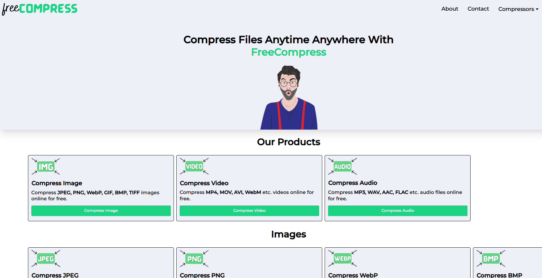 FreeCompress Website