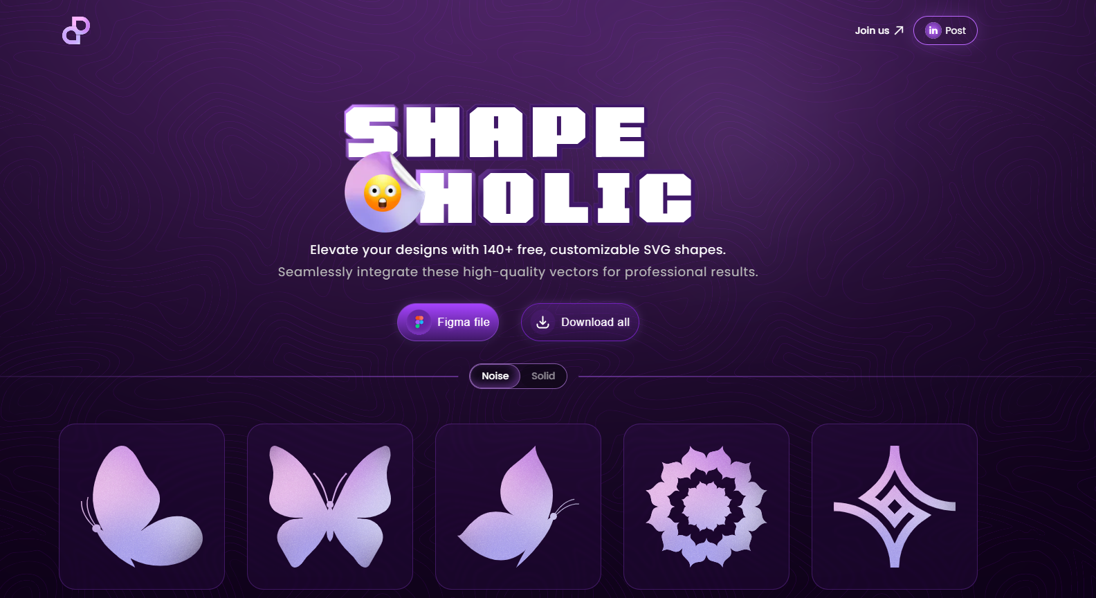 Shape-O-Holic Website
